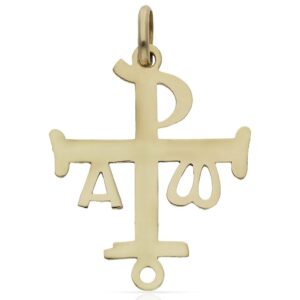 Cruz oro 18kl - 32x40mm