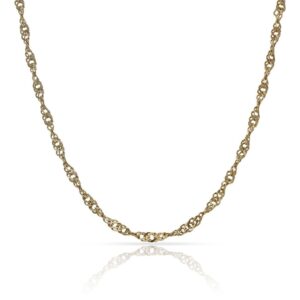 Cadena oro 18kl singapur - 2.50mm