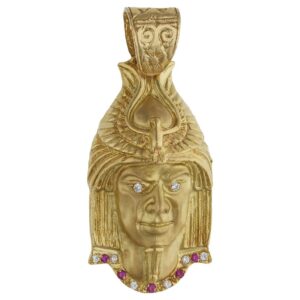 Colgante oro 18kl indio - 24x45mm