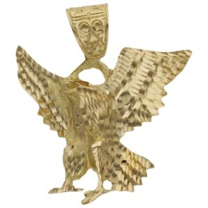 Cabeza oro 18kl aguila mediana - 42x39mm