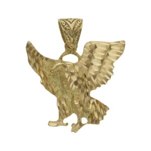 Cabeza oro 18kl aguila - 27x26mm
