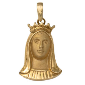 Colgante oro 18kl v. milagrosa - 19x27mm