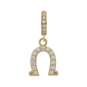 Charms colgante oro 18kl herradura
