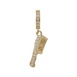 Charms colgante oro 18kl peine
