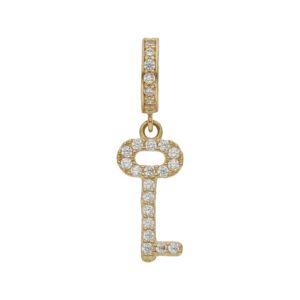 Charms colgante oro 18kl llave
