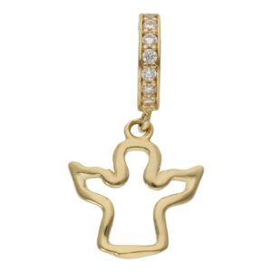 Charms colgante oro 18kl angel