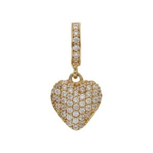 Charms colgante oro 18kl corazon