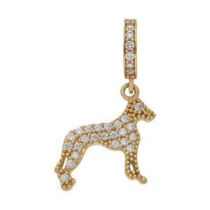 Charms colcante oro 18kl perro