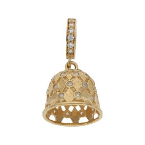 Charms colgante oro 18kl campana