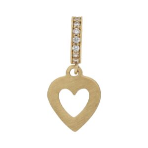 Charms colgante oro 18kl corazon