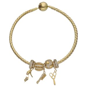 Pulsera oro 18kl flexible - fashion