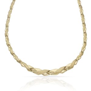 Collar oro 18kl troquelado