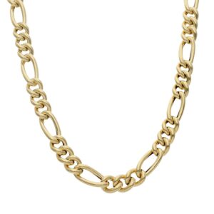 Collar oro 18kl 3x1 hueco - 9mm