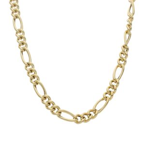 Collar oro 18kl 3x1 hueco - 7mm