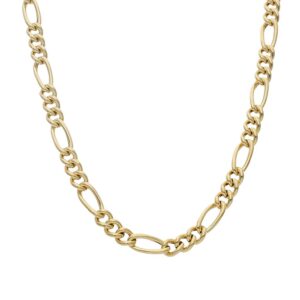 Collar oro 18kl hueco 3x1 - 6mm