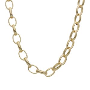 Collar oro 18kl rolot hueco - 6mm