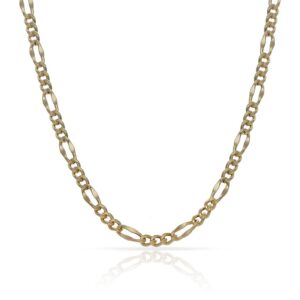 Cadena oro 18kl hueca 3x1 - 3mm