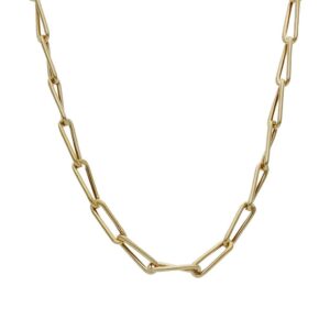 Collar oro 18kl figaro - 3mm