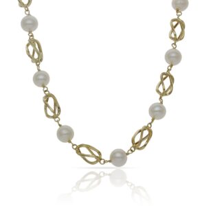 Collar oro 18 kl perla cultivada
