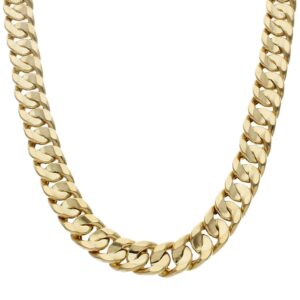 Collar oro 18kl barbado 12mm