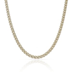 Cadena oro 18kl love maciza - 3mm