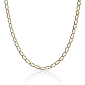 Cadena oro 18kl hueca - 3mm