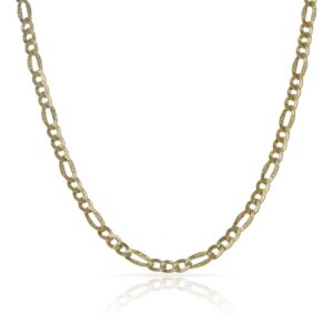 Cadena oro 18kl hueca 3x1 - 3mm