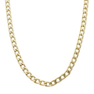 Collar oro 18kl hueco barbado - 6mm