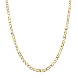 Collar oro 18kl hueco barbado - 4mm