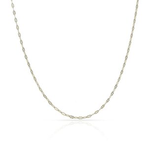 Collar oro 18kl hueco - 1mm