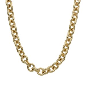 Collar oro 18kl rolot hueco - 7mm