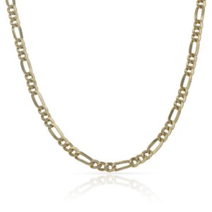 Cadena oro 18kl 3x1 hueco - 3mm