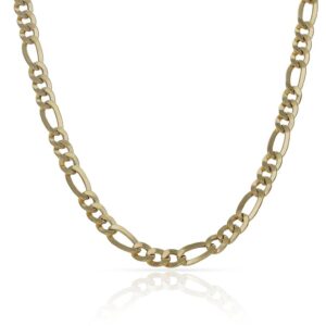 Cadena oro 18kl hueca 3x1 - 4mm