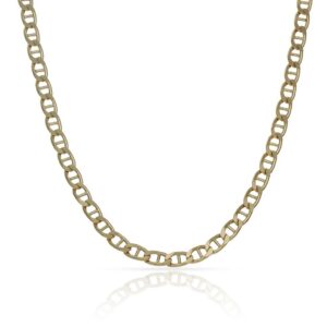 Cadena oro 18kl hueca ancla - 3mm