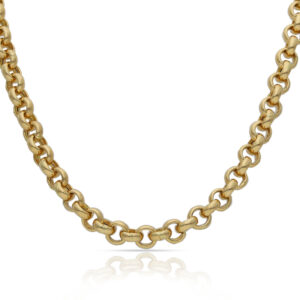 Collar oro 18kl rolot macizo -  6mm