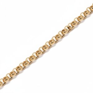 Collar oro 18kl rolot hueco -  4mm
