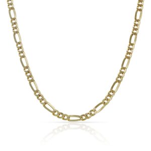 Cadena oro 18kl hueca 3x1 - 3mm