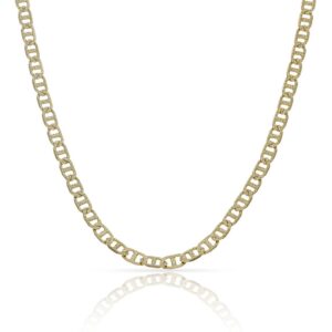 Collar oro 18kl ancla - 3mm