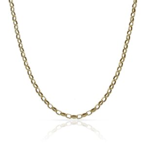 Cadena oro 18kl rolot hueca- 2mm