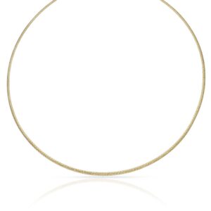 Gargantilla tallada oro 18kl 2mm