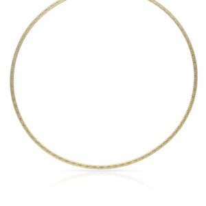 Gargantilla oro 18kl tallada 3mm