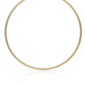 Gargantilla oro 18kl tallada 4mm