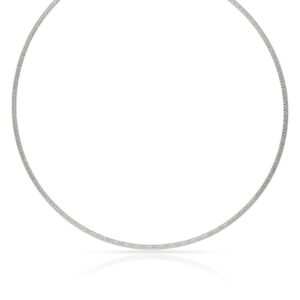 Collar oro blanco 18kl - 2.50mm