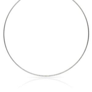 Collar oro 18kl blanco 2mm
