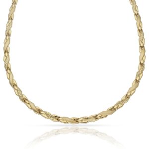 Collar oro 18kl troquelado
