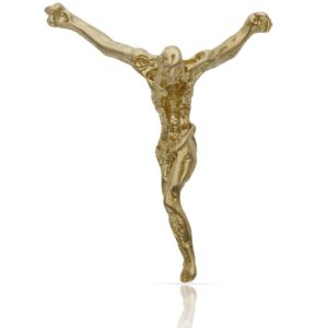 Cristo dali oro 18kl - 31x39mm