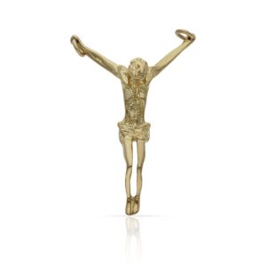 Cristo dali oro 18kl - 18x28mm