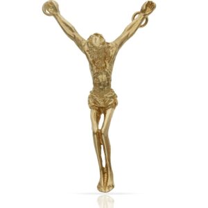 Cristo dali oro 18kl - 26x47mm