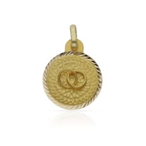 Disco oro 18kl alianzas - 16mm