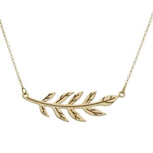 Gargantilla oro 18kl hoja